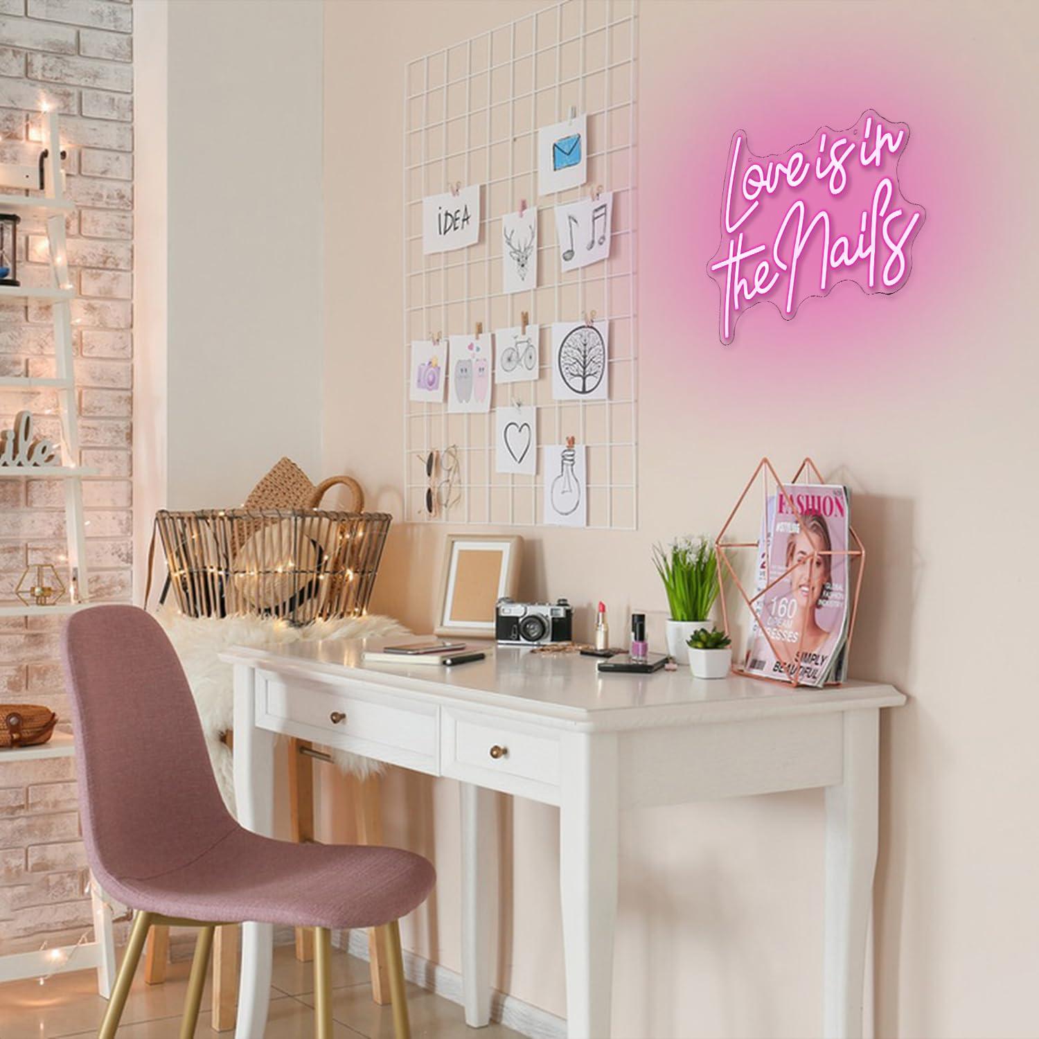 Enseigne néon « L'amour est da - Beauty No Makeup avis et prix