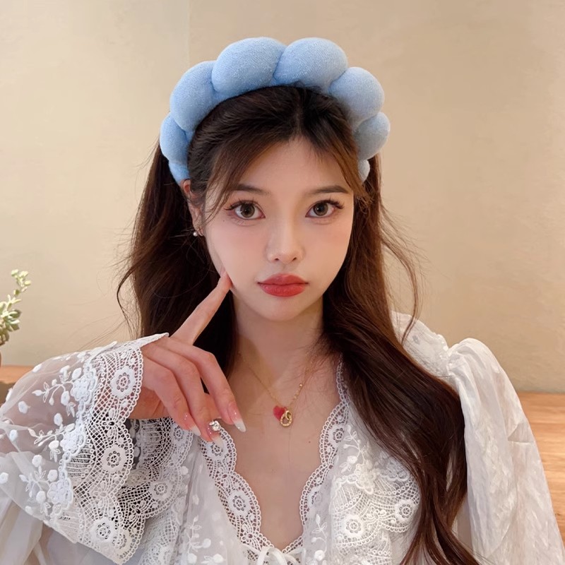 Rétro gonflé bandeau éponge ba - Beauty Makeup Women avis et prix